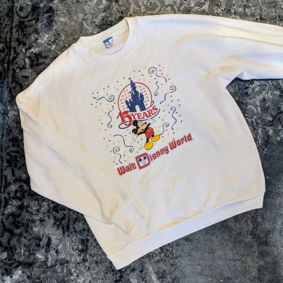 Disney Tops - Vintage 1986 15 year Walt Disney World Sweatshirt